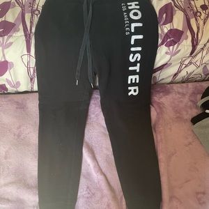 Hollister black jogger sweatpants